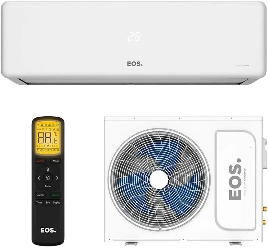 Ar condicionado split EOS Master Inverter 30000 BTUs quente e frio
