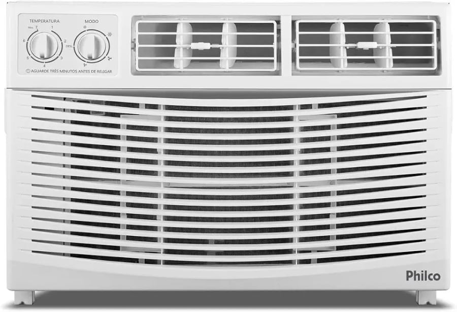 Ar-condicionado de janela Philco PAJ7FA 7500 BTUs com serpentina em cobre 220V