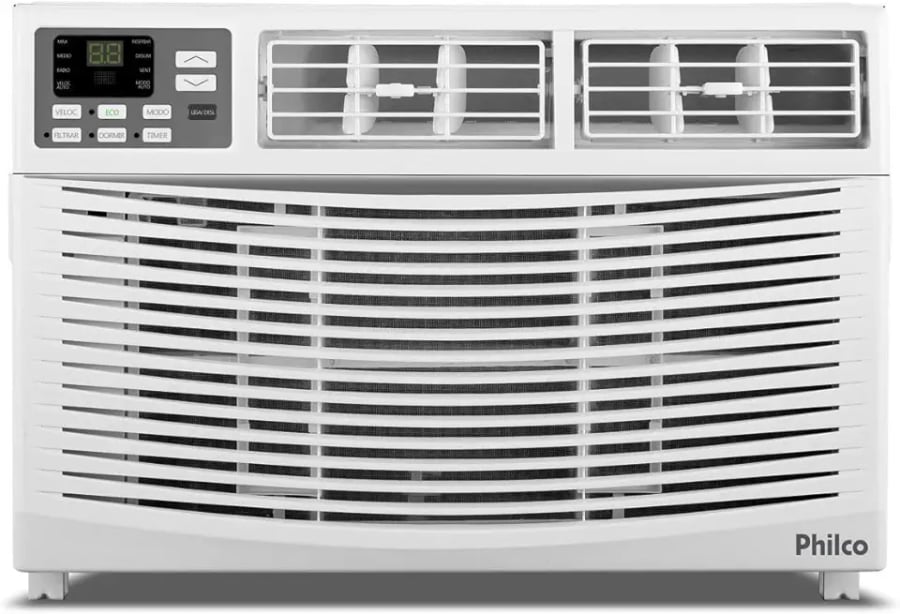 Ar-condicionado de janela Philco PAJ7FH 7500 BTUs com serpentina em cobre 220V