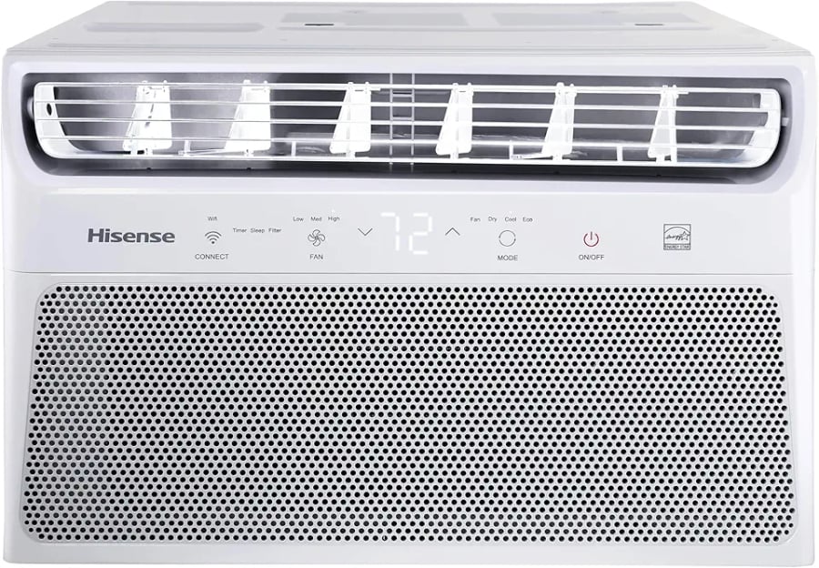 Ar-condicionado de janela Hisense AW-08CWBRVGU02 7500 BTUs com Wi-Fi