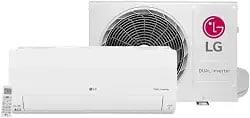 Ar-condicionado split LG Dual Inverter Voice +AI de 12.000 BTUs quente e frio