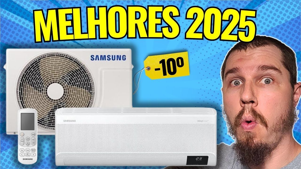 Vídeo comparando os ar-condicionados inverter mais econômicos
