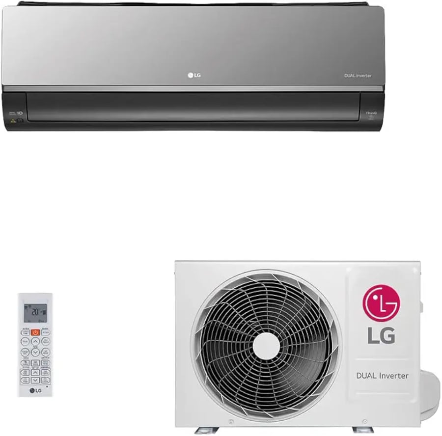 Ar-condicionado LG AI Dual Inverter Voice ARTCOOL 12.000 BTUs branco