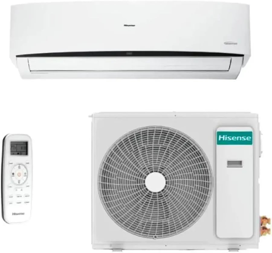 Ar condicionado inverter Hisense split hi wall wi-fi 30000 BTUs quente e frio