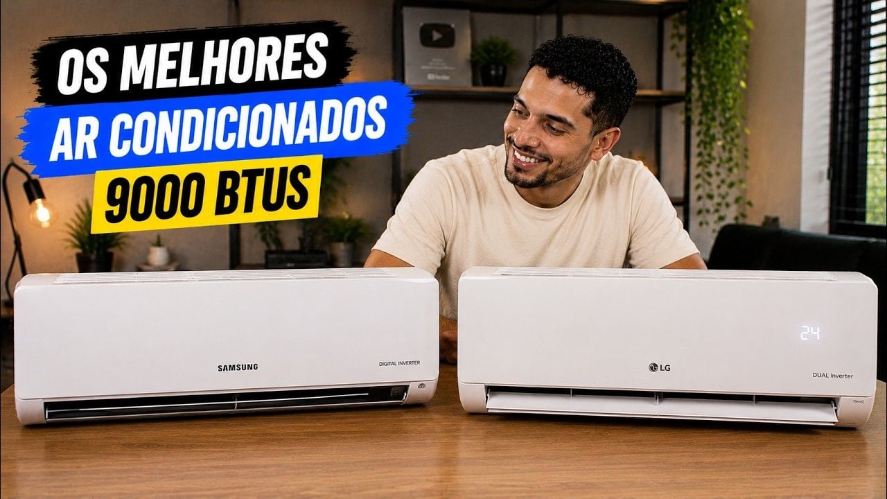 Vídeo sobre ar condicionado 9000 BTUs com melhor custo-benefício