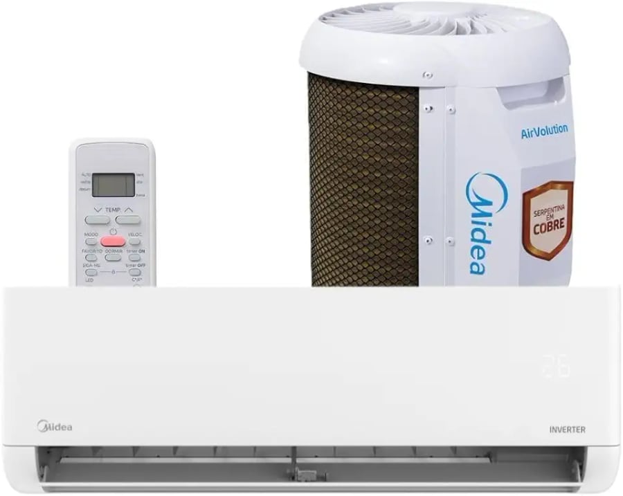 Ar condicionado split inverter Midea Lite 9000 BTUs frio