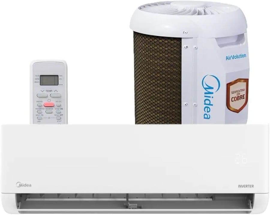 Ar-condicionado split inverter Midea Lite 9000 BTUs frio
