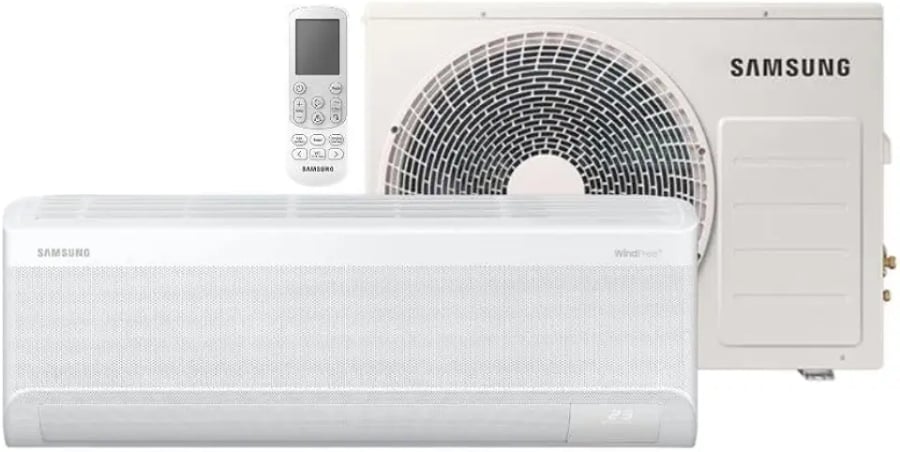Ar-condicionado split inverter Samsung WindFree AI Pro 12000 BTUs quente e frio