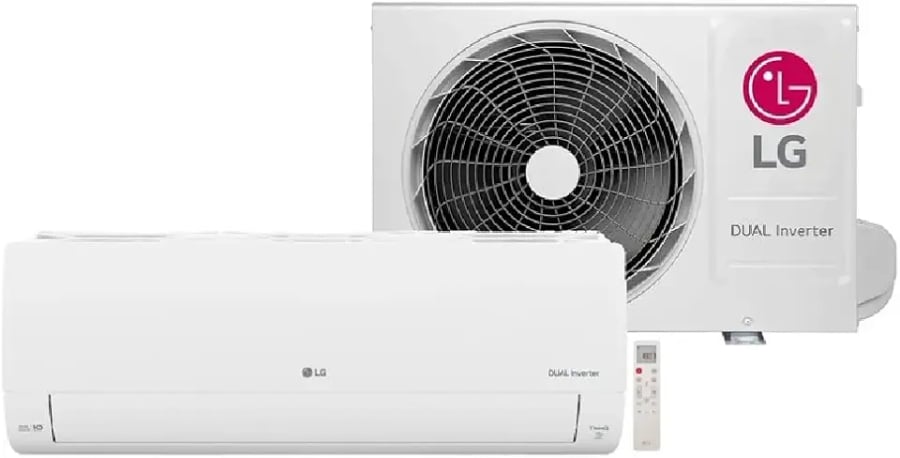 Ar-condicionado split LG Dual Inverter AI Voice 9000 BTU frio