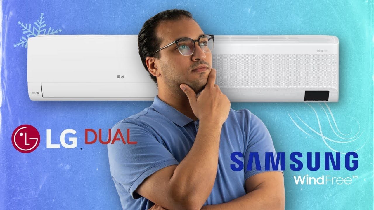 Vídeo comparando Samsung WindFree e LG Dual Inverter