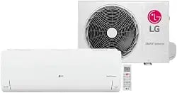 Ar-condicionado split LG Smart Inverter com IA 9000 BTUs para quarto