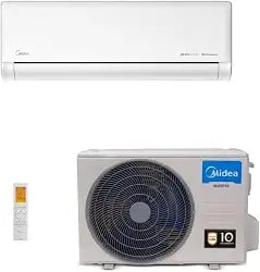 Ar-condicionado split hi wall AI Ecomaster Midea inverter 9000 BTUs quente e frio