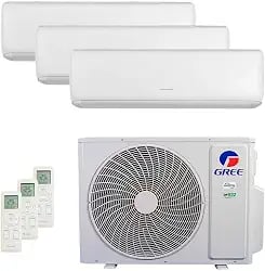 Ar-condicionado Tri Split Gree Inverter G Max 30.000 Btus com três evaporadoras de 9.000