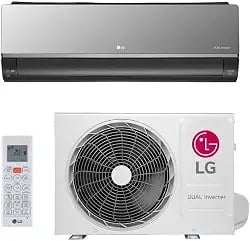 Ar-condicionado split LG Dual Voice Artcool 12.000 BTUs quente e frio 220V
