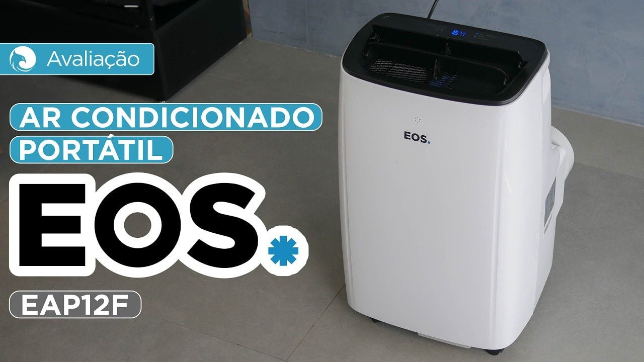 Vídeo mostrando o consumo real de um ar-condicionado portátil