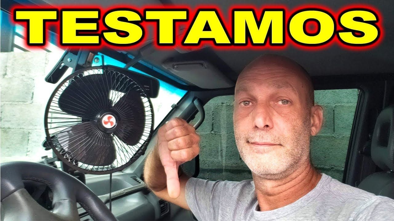 Vídeo com teste real de ventilador automotivo 12V