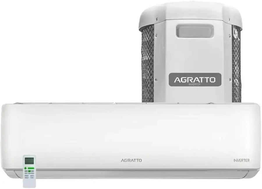 Ar-condicionado split inverter Agratto Zen Top 9000 BTUs frio
