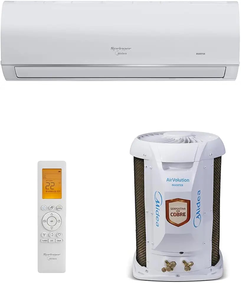 Ar-condicionado split Springer Midea Airvolution Connect 9000 BTUs frio