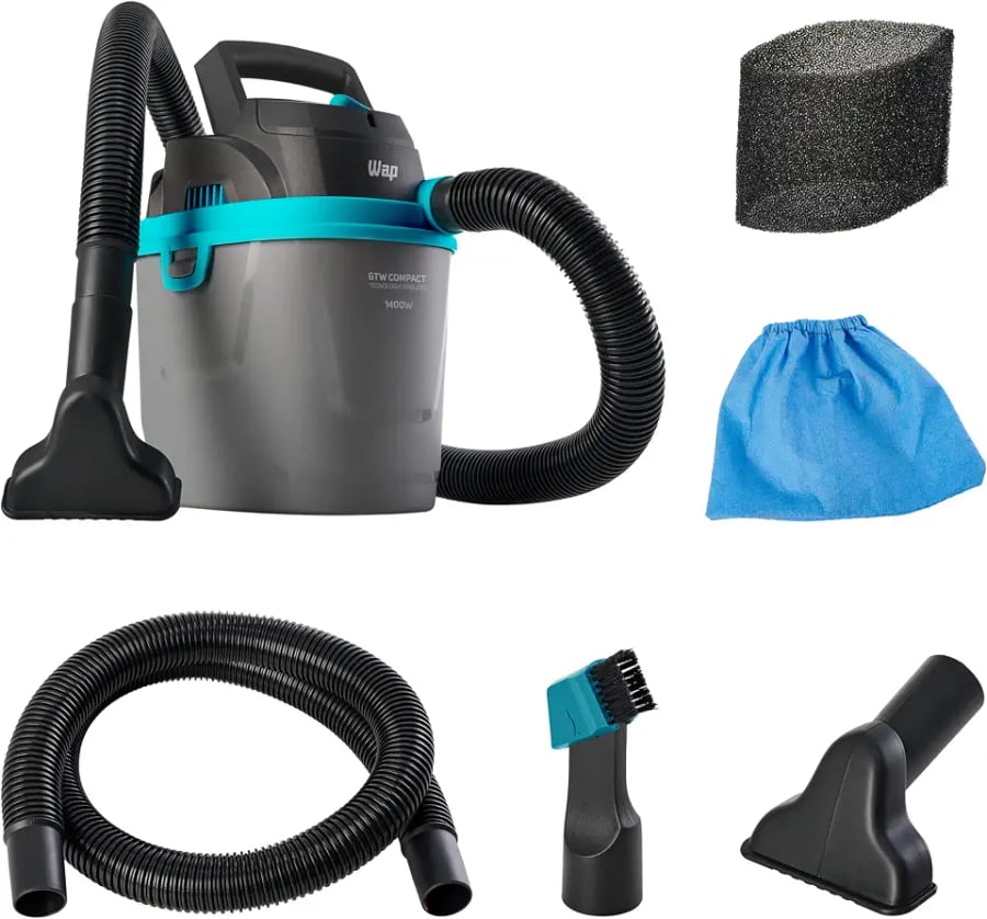 Aspirador de pó e água WAP GTW COMPACT compacto de 5,5 litros