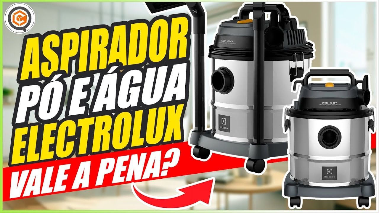 Vídeo com review do aspirador de pó e água Electrolux GT20i
