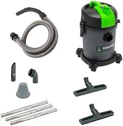 Aspirador de pó e líquido 1200W com tanque de 18 litros