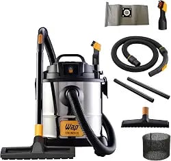 Aspirador de pó e água WAP GTW INOX 20 de 1600W e 20 litros 127V