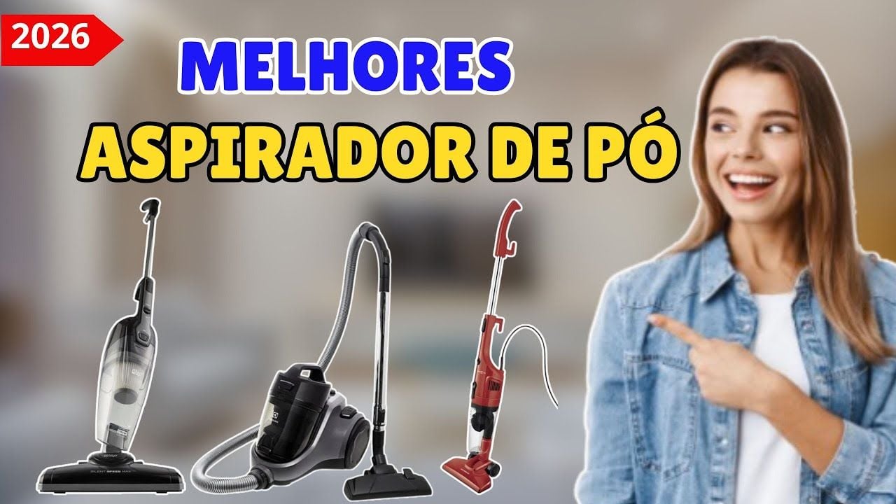 Vídeo sobre os melhores aspiradores de pó de 2026
