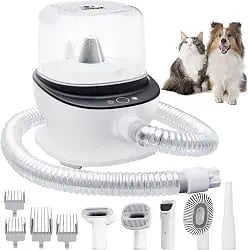 Aspirador NP3 Pro 5 em 1 para animais de estimação com quatro ferramentas de higiene