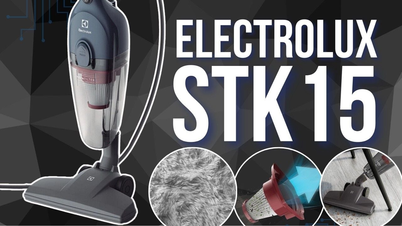Vídeo comparando os aspiradores Electrolux STK15 e STK14