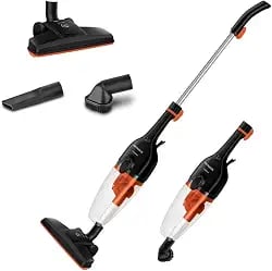 Aspirador de pó vertical Mondial Turbo Cycle preto e laranja 1500W 220V