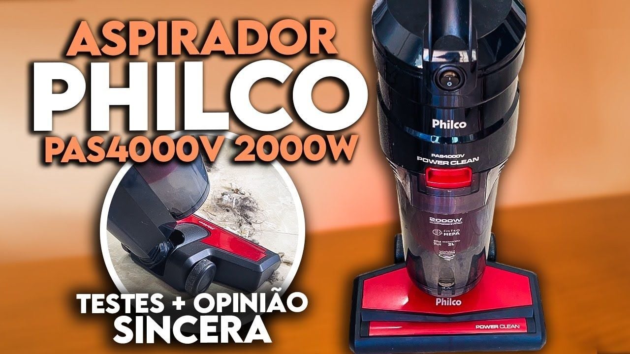 Review do aspirador Philco Power Clean PAS4000V em vídeo