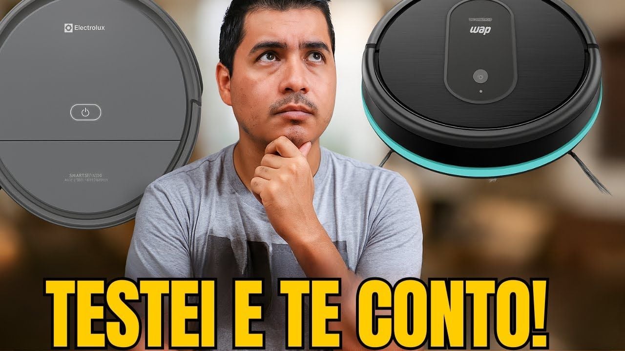 Vídeo comparando o WAP Robot W400 e o Electrolux ERB30