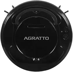 Mini robô aspirador Agratto Praticci USB 3W preto recarregável