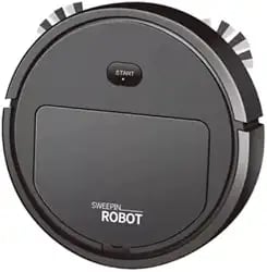 Robô varredora e aspirador de pó 1200PA automático 3 em 1