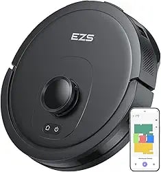 Robô aspirador EZS E10 com navegação a laser e sucção de 5500 Pa