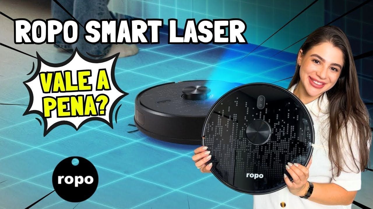 Vídeo com review prático de robô aspirador