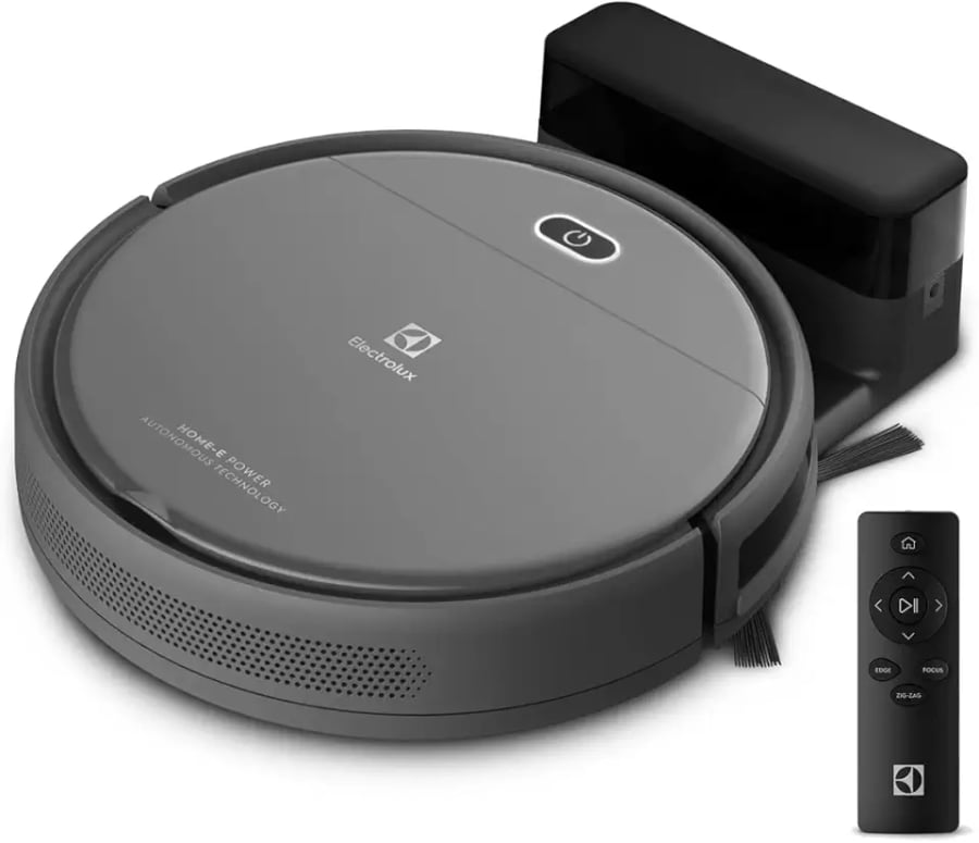 Electrolux ERB30 preto com função varrer, aspirar e passar pano