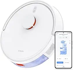 Robô aspirador Xiaomi S20 branco XM806BRA com reservatório de pó