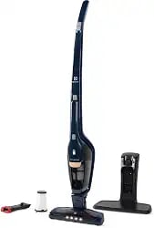 Aspirador de pó vertical Electrolux Ergorapido ERG28 azul com 45 minutos de autonomia