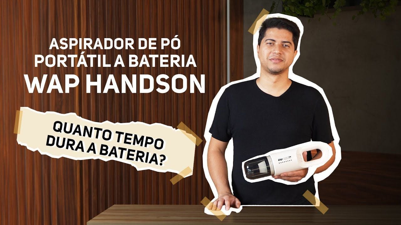 Vídeo sobre o aspirador portátil WAP HANDSON de mão