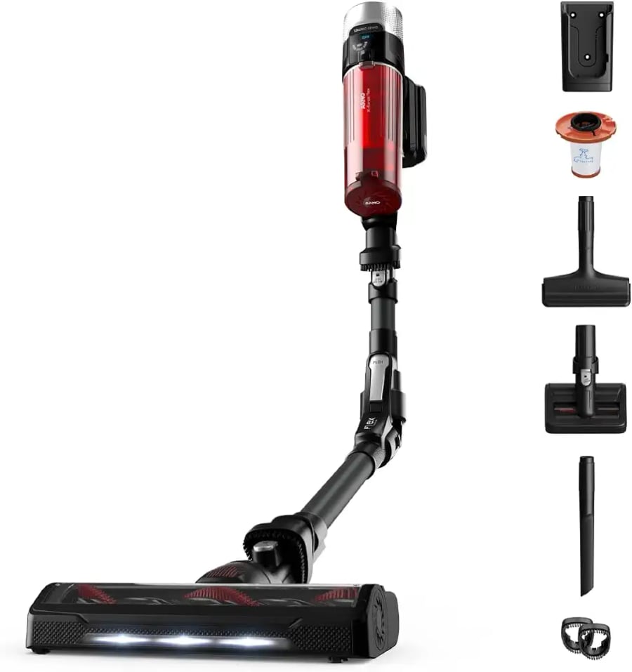 Aspirador de pó versátil sem fio Arno X-Force Flex 9.60 RH20 com tubo flexível
