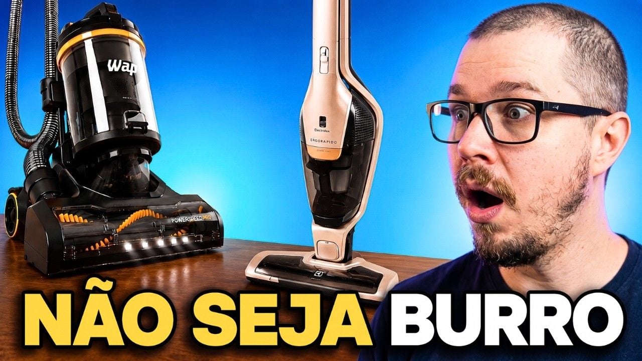 Vídeo sobre como escolher o melhor aspirador vertical sem fio