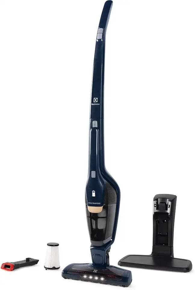 Aspirador vassoura sem fio Electrolux Ergorapido ERG28 2 em 1 azul